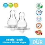Pur Gentle Touch Slim Neck Nipple (2pc-L) - (1813)