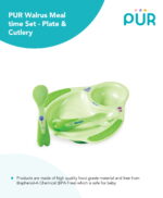 Pur Walrus Meal time Set - Plate & Cutlery (5501) - Image 4