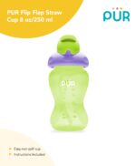 Pur Flip Straw Cup 8oz./250ml. - (9005) - Image 5