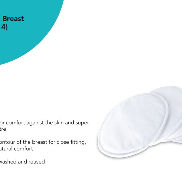 Pur Washable Breast Pads (4pcs) - (9833)