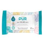 Baby Saline Wipes – Fragrance Free l Naturally Scented – 20 Wipes