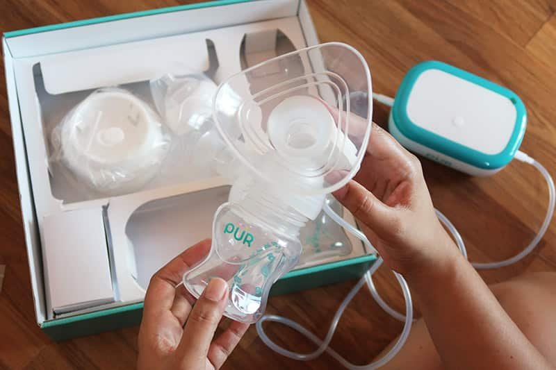 breast pump assembly