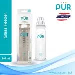 Pur Glass Feeding Bottle 8oz./240ml. - (1203)