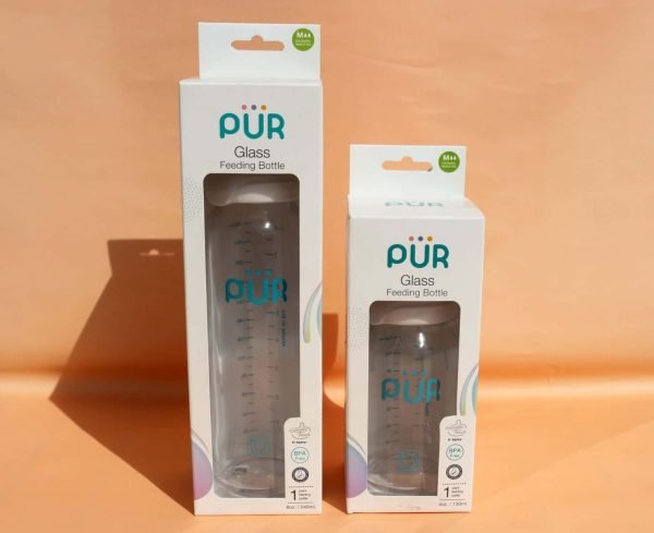 pur glass feeding bottle