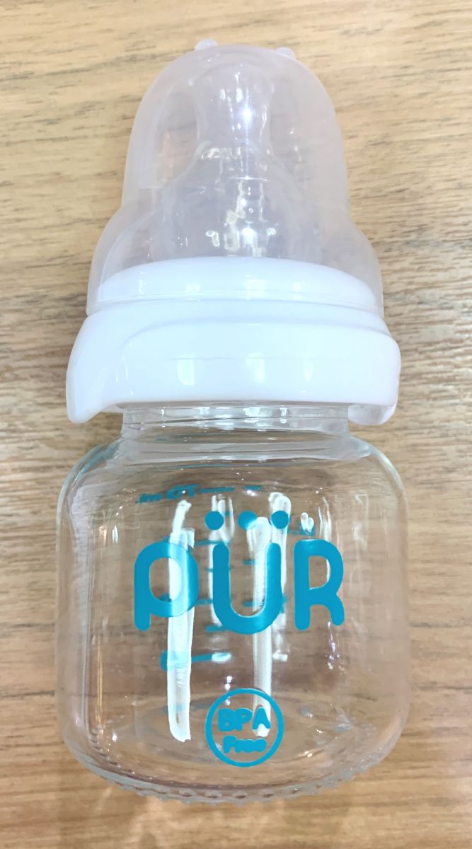 pur glass feeding bottle