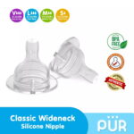 Pur Silicone W/N Nipple (2pc-S) (Slow Flow) - (3255)