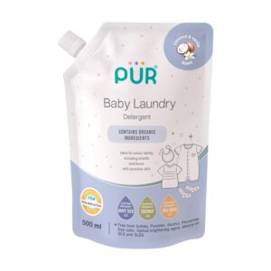 PUR Baby Laundry Detergent, gentle formula, removes stubborn stains, 500 ml, (2405)